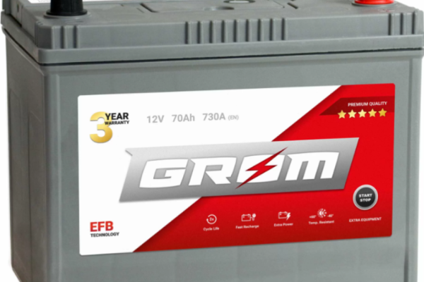 Ogłoszenie - Akumulator 70Ah GROM EFB START&STOP 730A JAPAN DARMOWY DOWÓZ. Zdjęcie 1