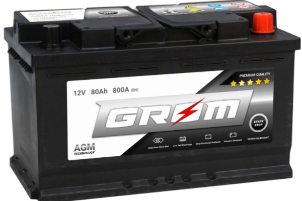 Ogłoszenie - Akumulator 80Ah GROM AGM START&STOP 800A DARMOWY DOWÓZ. Zdjęcie 1