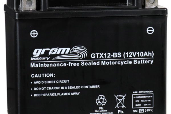 Ogłoszenie - Akumulator motocyklowy 10Ah 180A 12V GROM GTX12-BS YTX12-BS DARMOWY DOWÓZ. Zdjęcie 1