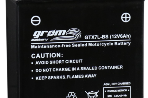 Ogłoszenie - Akumulator motocyklowy 6Ah GROM GTX7L-BS YTX7L-BS 12V 120A. Zdjęcie 1