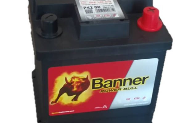 Ogłoszenie - Akumulator 42Ah 390A 12V Banner P4208 kostka DARMOWA DOSTAWA. Zdjęcie 1