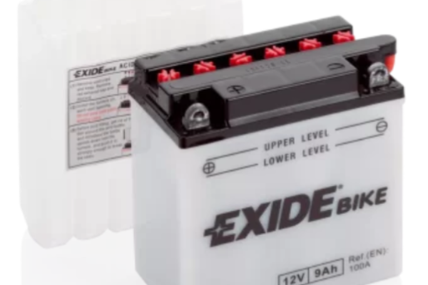 Ogłoszenie - Akumulator motocyklowy 9Ah 100A EN L+ 12V EXIDE EB9-B YB9-B DARMOWA DOSTAWA. Zdjęcie 1