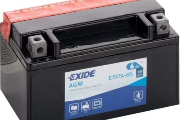 Ogłoszenie - Akumulator motocyklowy 6Ah EXIDE ETX7A-BS YTX7A-BS 12V 90A DARMOWY DOWÓZ. Zdjęcie 1