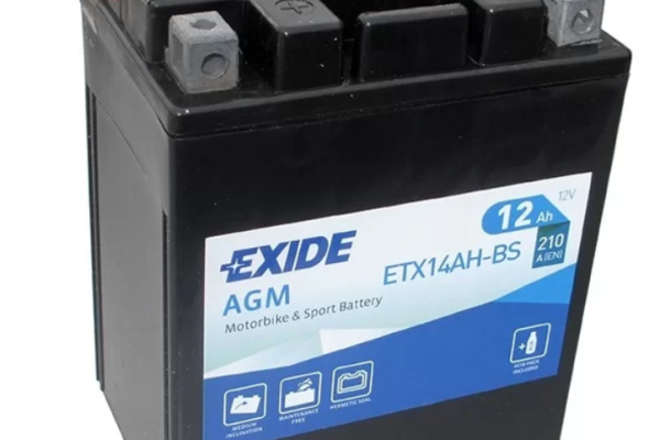 Ogłoszenie - Akumulator motocyklowy 12Ah 210A EN EXIDE ETX14AH-BS YTX14AH-BS DARMOWY DOWÓZ. Zdjęcie 1