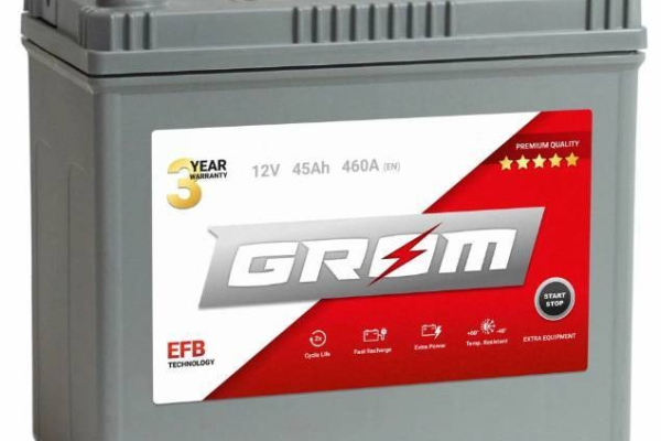 Ogłoszenie - Akumulator 45Ah/460A  Grom Efb Start&stop Japan. Zdjęcie 1