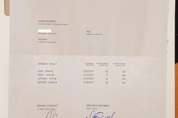 Ogłoszenie - WhatsApp(+371 204 33160)Buy b2 GOETHE certificates In Dubai, TELC Online Without Exam Germany, Best TELC Certificates. Zdjęcie 1