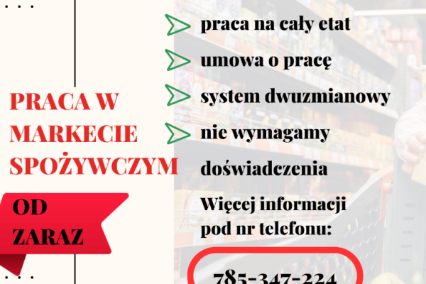 Ogłoszenie - Praca w markecie, Dino Polska S.A Miękinia. Zdjęcie 1