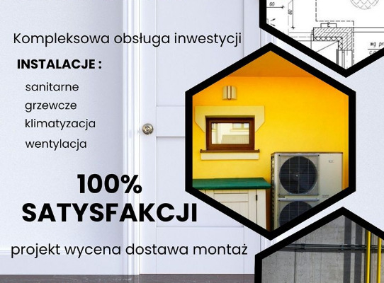 Ogłoszenie - INSTALACJE SANITARNE GRZEWCZE KLIMATYZACJA PROJEKT WYKONANIE STUDIO PROJEKT. Zdjęcie 1
