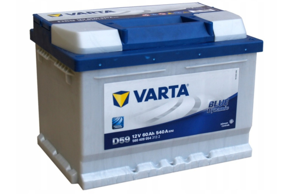 Ogłoszenie - Akumulator 60Ah 540A EN VARTA Blue Dynamic D59. Zdjęcie 1