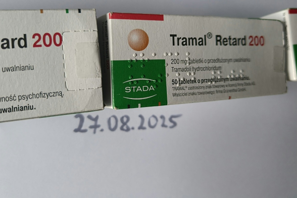 Ogłoszenie - Tramal 200mg Oryginalny POLSKA 50 TAB. Zdjęcie 1