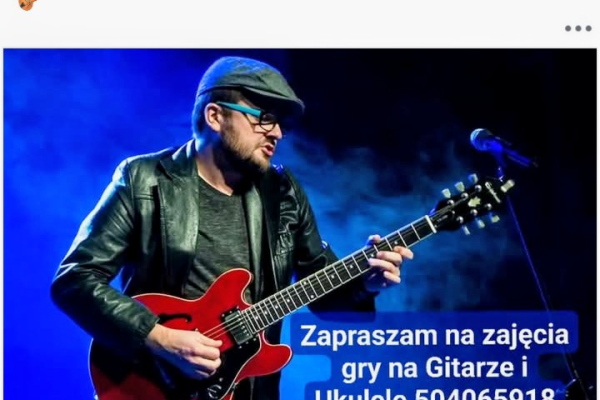 Ogłoszenie - Nauka gry na gitarze i ukulele. Zdjęcie 1