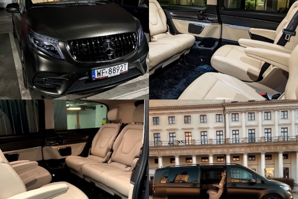 Ogłoszenie - Luksusowe busy Warszawa z kierowcą Mercedes Sprinter V-klasa. Zdjęcie 5