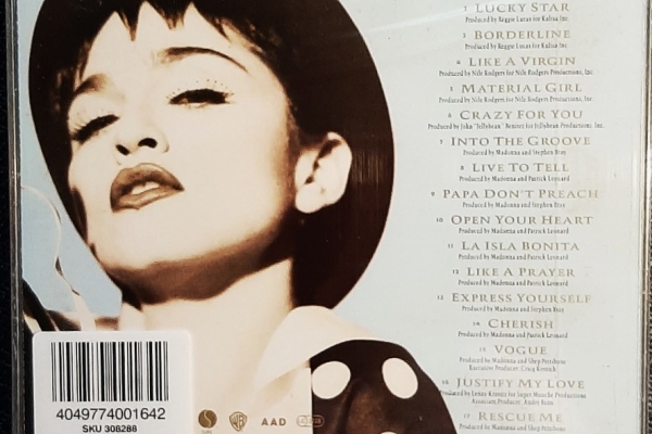 Ogłoszenie - CD Nowa- Polecam Wspaniały Album CD MADONNA -Album The Immaculate Collection. Zdjęcie 2