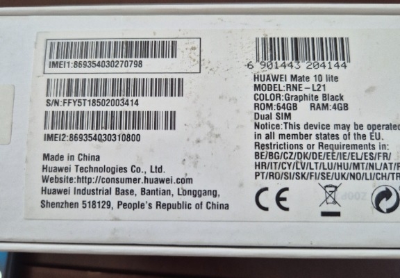 Ogłoszenie - Sprzedam telefon komórkowy HUAWEI MATE 10 lite (2). Zdjęcie 2