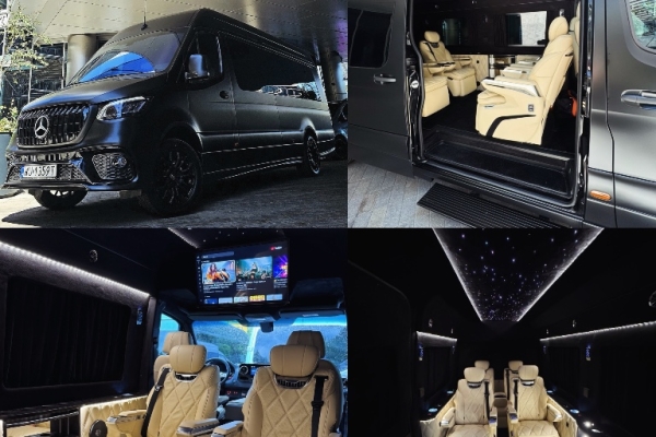 Ogłoszenie - Luksusowe busy Warszawa z kierowcą Mercedes Sprinter V-klasa. Zdjęcie 4