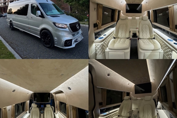Ogłoszenie - Luksusowe busy Warszawa z kierowcą Mercedes Sprinter V-klasa. Zdjęcie 2