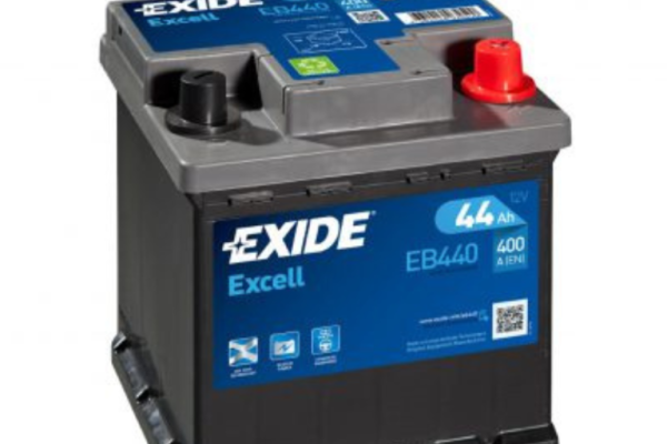 Ogłoszenie - Akumulator Exide Excell 44Ah 400A EB440 kostka prawy plus. Zdjęcie 1