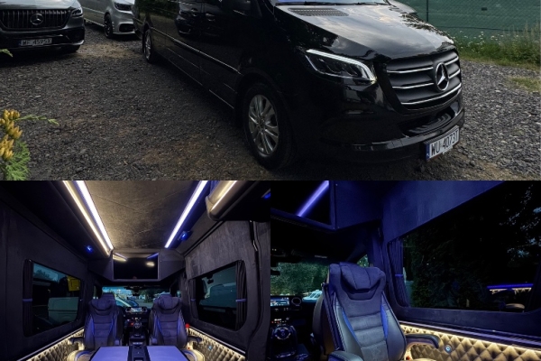 Ogłoszenie - Luksusowe busy Warszawa z kierowcą Mercedes Sprinter V-klasa. Zdjęcie 3