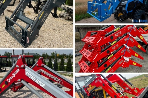 Ogłoszenie - Ładowacz czołowy TUR 700kg 3sekcje 2str.dział 2B WolMet Dostawa. Zdjęcie 2