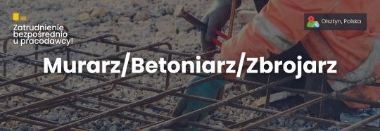 Ogłoszenie - Murarz / Betoniarz / Zbrojarz - Olsztyn. Zdjęcie 1
