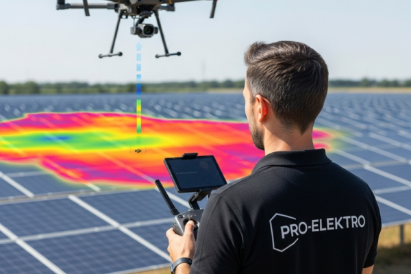 Ogłoszenie - Termowizja paneli PV dronem, pomiary elektryczne, nadzór inwestorski. Zdjęcie 1