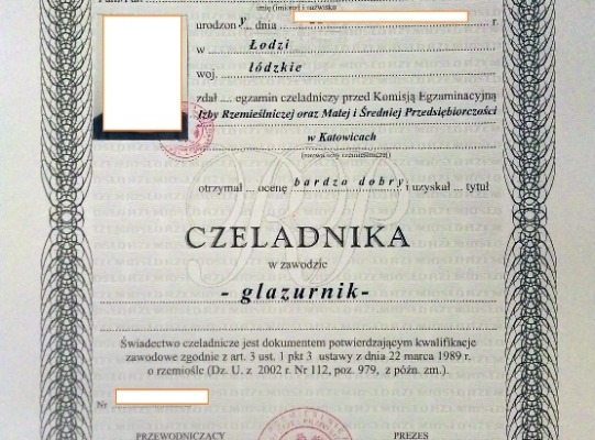 Ogłoszenie - Tu kupisz dyplom mistrzowski lub czeladnicze Dyplom z wpisem Kupię świadectwo szkolne z wpisem kupie mature. Zdjęcie 1