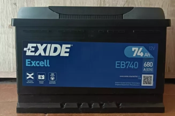Ogłoszenie - Akumulator 74Ah 680A EXIDE Excell prawy plus. Zdjęcie 1