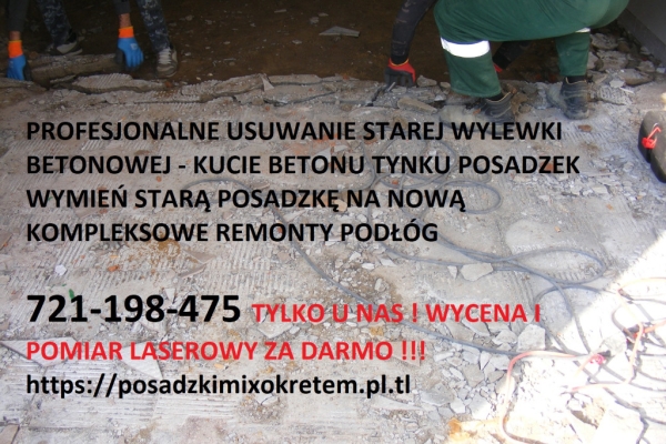 Ogłoszenie - RENOWACJA POSADZEK BETONOWYCH / REMONT TARASÓW / NAPRAWA I SREWIS WYLEWEK CEMENTOWYCH. Zdjęcie 3