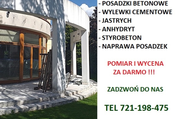 Ogłoszenie - RENOWACJA POSADZEK BETONOWYCH / REMONT TARASÓW / NAPRAWA I SREWIS WYLEWEK CEMENTOWYCH. Zdjęcie 1