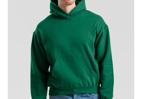 Ogłoszenie - Gruba Bluza z kapturem Supercotton™ nierozpinana kangurka FRUIT of the LOOM. Zdjęcie 4