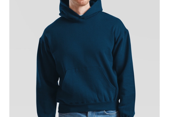 Ogłoszenie - Gruba Bluza z kapturem Supercotton™ nierozpinana kangurka FRUIT of the LOOM. Zdjęcie 3