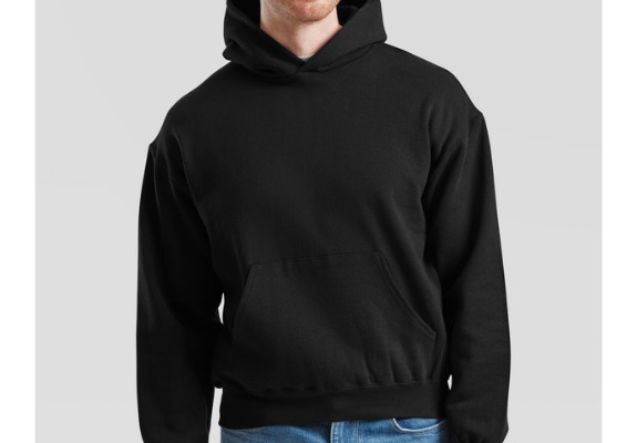 Ogłoszenie - Gruba Bluza z kapturem Supercotton™ nierozpinana kangurka FRUIT of the LOOM. Zdjęcie 1