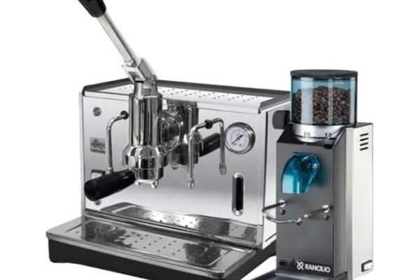 Ogłoszenie - Ekspres do Kawy Ponte Vecchio Lusso 1Gr Chrome & Rancilio Rocky SD. Zdjęcie 1
