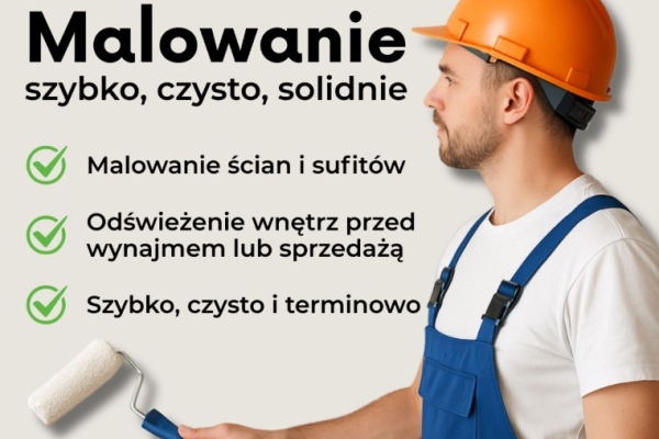 Ogłoszenie - Fachowe Malowanie ścian i sufitów. Zdjęcie 1