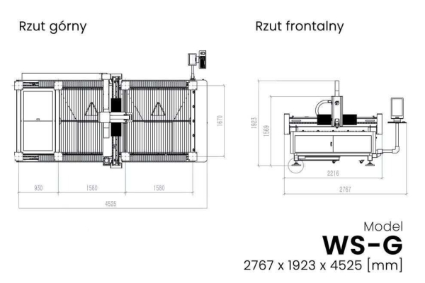 Ogłoszenie - Laser Fibrowy do cięcia metalu, CNC Ploter 2513G Weni 1500W – Promocja!. Zdjęcie 1