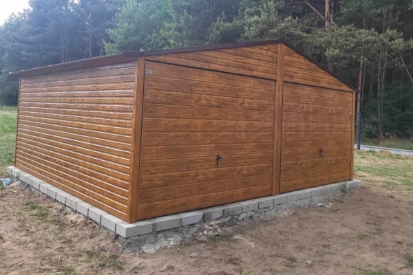 Ogłoszenie - Garaż drewnopodobny GRAFIT 4x6 RÓŻNE WYMIARY 6x5 6x6 6x7 8x6 Producent garaży. Zdjęcie 3