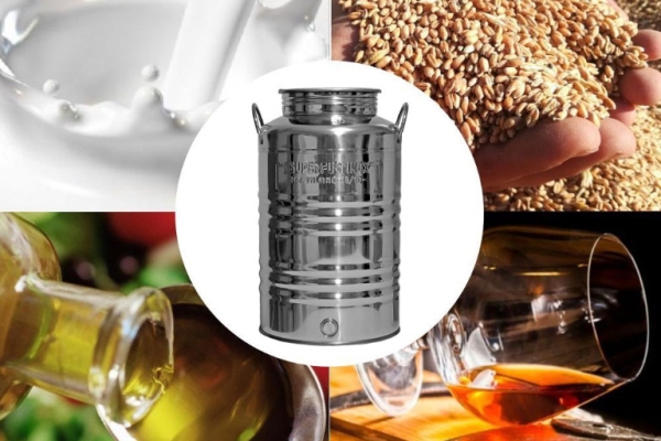 Ogłoszenie - Bańka beczka stal nierdzewna inox pojemnik zbiornik hermetyczny 30L na alkohol olej roślinny oliwa ocet woda pitna sok. Zdjęcie 5