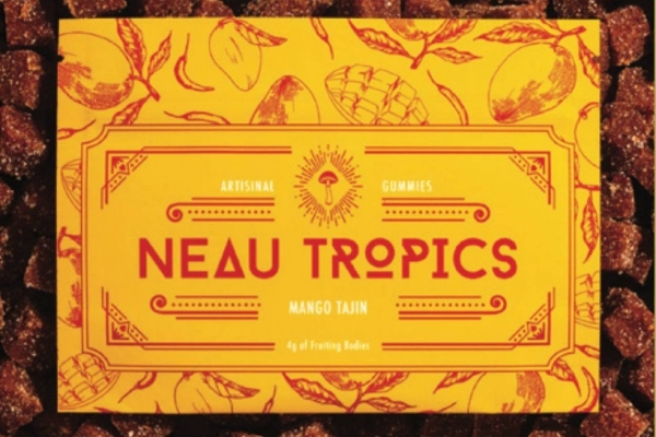 Ogłoszenie - Baton czekoladowy Neau Tropics Mushroom Chocolate – Cookies & Cream (6 g). Zdjęcie 3