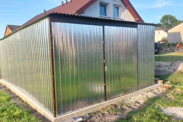 Ogłoszenie - Garaż blaszany 2x3 schowek budowlany, Producent Garaży, schowek, Blaszaki, WZMOCINIONY. Zdjęcie 1