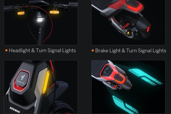 Ogłoszenie - Hulajnoga elektryczna  Segway KickScooter P100. Zdjęcie 7