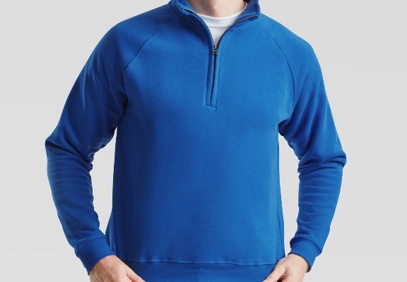 Ogłoszenie - Męska Bluza PREMIUM z krótkim zamkiem bez kaptura FRUIT of the LOOM. Zdjęcie 1