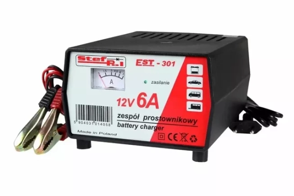 Ogłoszenie - Prostownik Stef-Pol EST-301 12V/6A. Zdjęcie 1