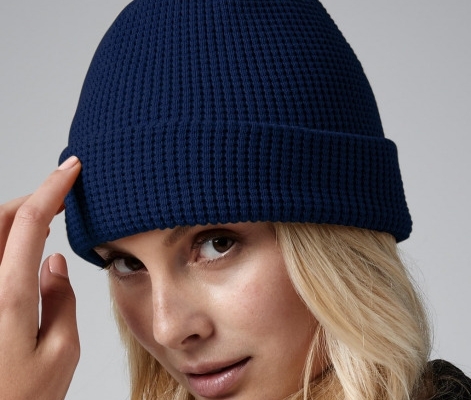 Ogłoszenie - Bawełniana czapka musztardowa Beechfield. Zdjęcie 4