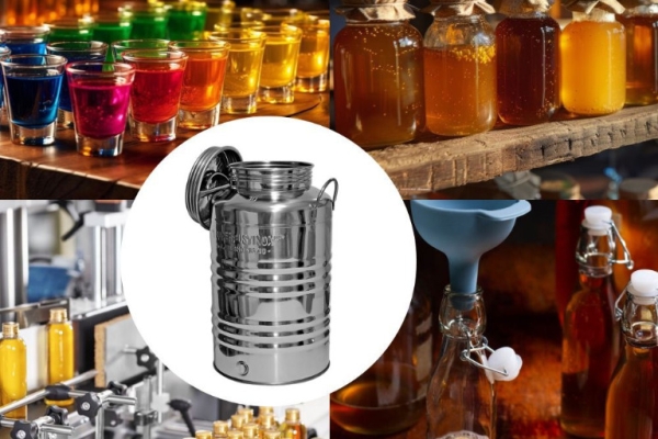 Ogłoszenie - Bańka beczka stal nierdzewna inox pojemnik zbiornik hermetyczny 30L na alkohol olej roślinny oliwa ocet woda pitna sok. Zdjęcie 3