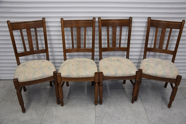 Ogłoszenie - krzesła dębowe 6 sztuk - jak nowe. Zdjęcie 1