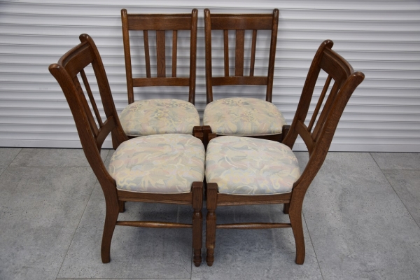 Ogłoszenie - krzesła dębowe 6 sztuk - jak nowe. Zdjęcie 4