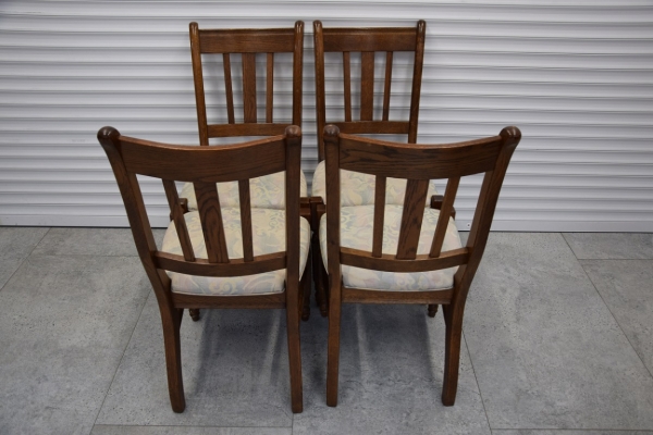 Ogłoszenie - krzesła dębowe 6 sztuk - jak nowe. Zdjęcie 5