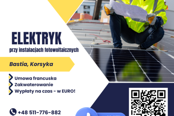 Ogłoszenie - PILNIE POSZUKIWANY ELEKTRYK - FOTOWOLTAIKA!. Zdjęcie 1