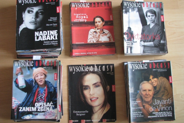 Ogłoszenie - Wysokie obcasy – tygodnik Gazety Wyborczej z lat 2000 – 2010. Zdjęcie 1