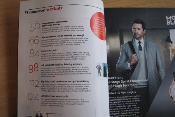 Ogłoszenie - Harward Business Review – numer specjalny. Zdjęcie 6